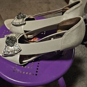 Silver Wedding Shoes